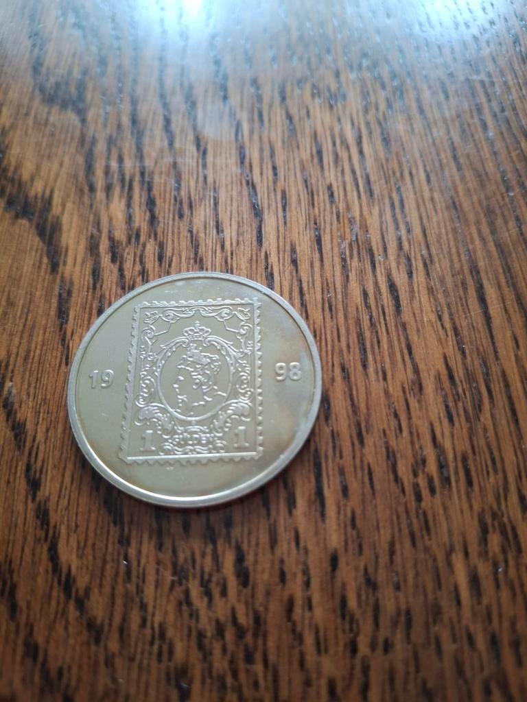 Speciale Postpenning 1998 - Kroningszegel Wilhelmina, Postzegels en Munten, Munten | Nederland, Losse munt, Overige waardes, Koningin Beatrix