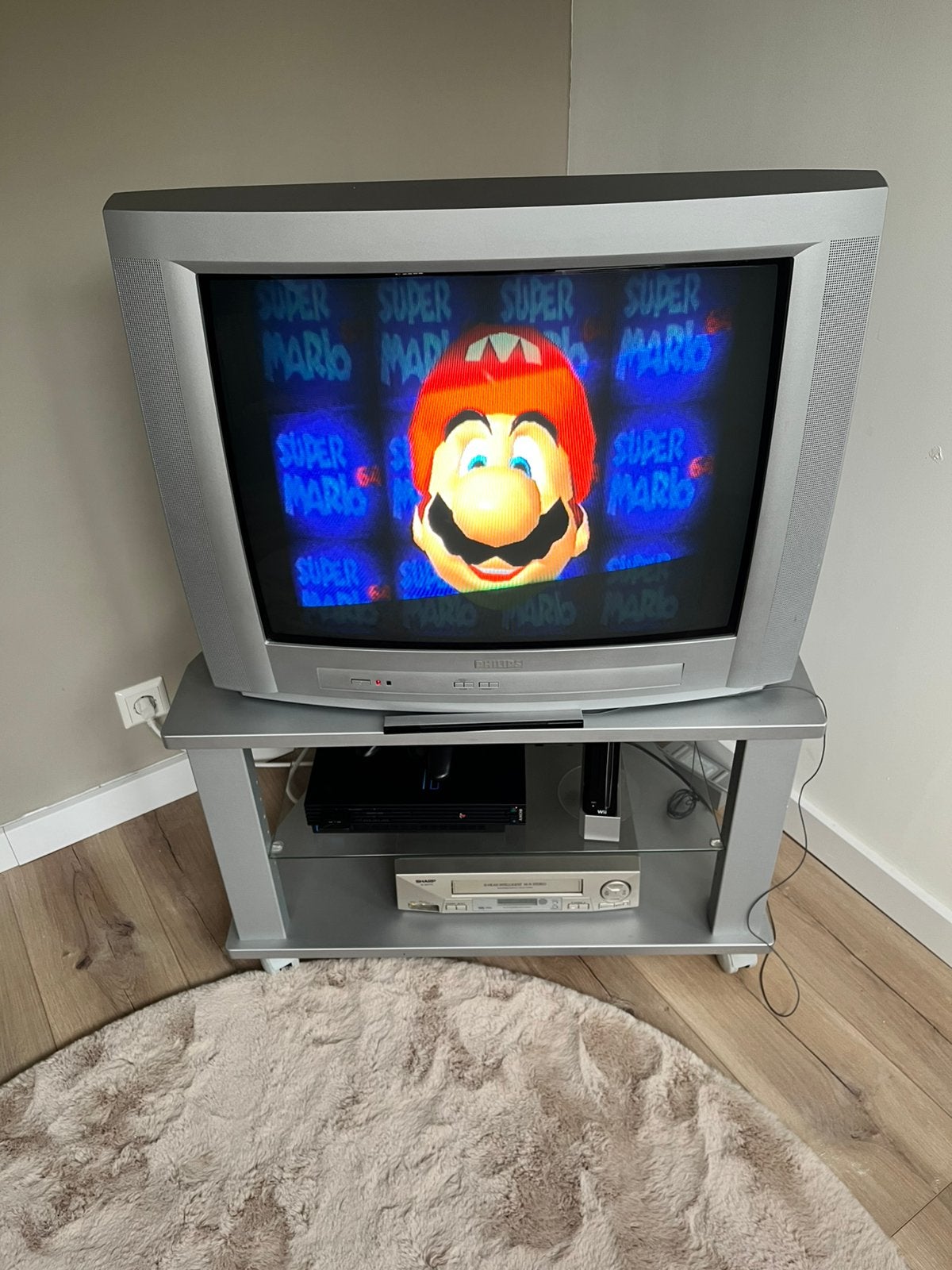 Vintage CRT TV Philips 28PT5106/01 - Retro Gamen!, Ophalen, Gebruikt, 50 Hz, Philips