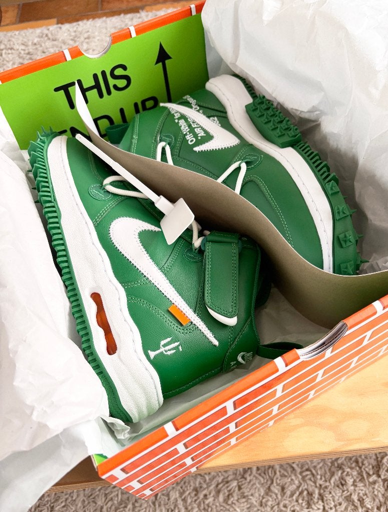 Nike Air Force 1 Mid x Off-White - Maat 44., Kleding | Heren, Schoenen, Overige kleuren, Nike, Nieuw, Ophalen of Verzenden
