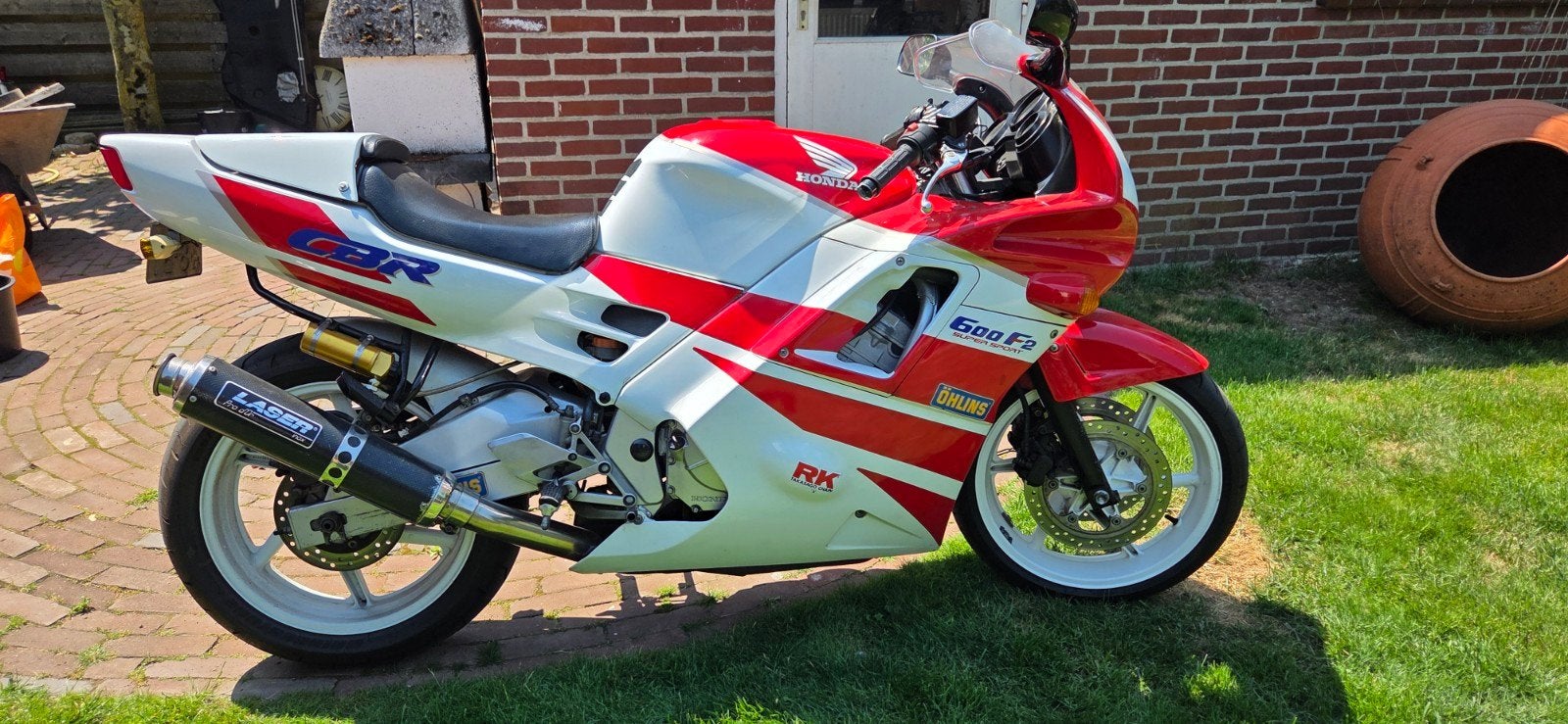 Honda CBR600F2 1991 rood wit, 4 cilinders, Motorrijbewijs A, Meer dan 35 kW, 600 cc