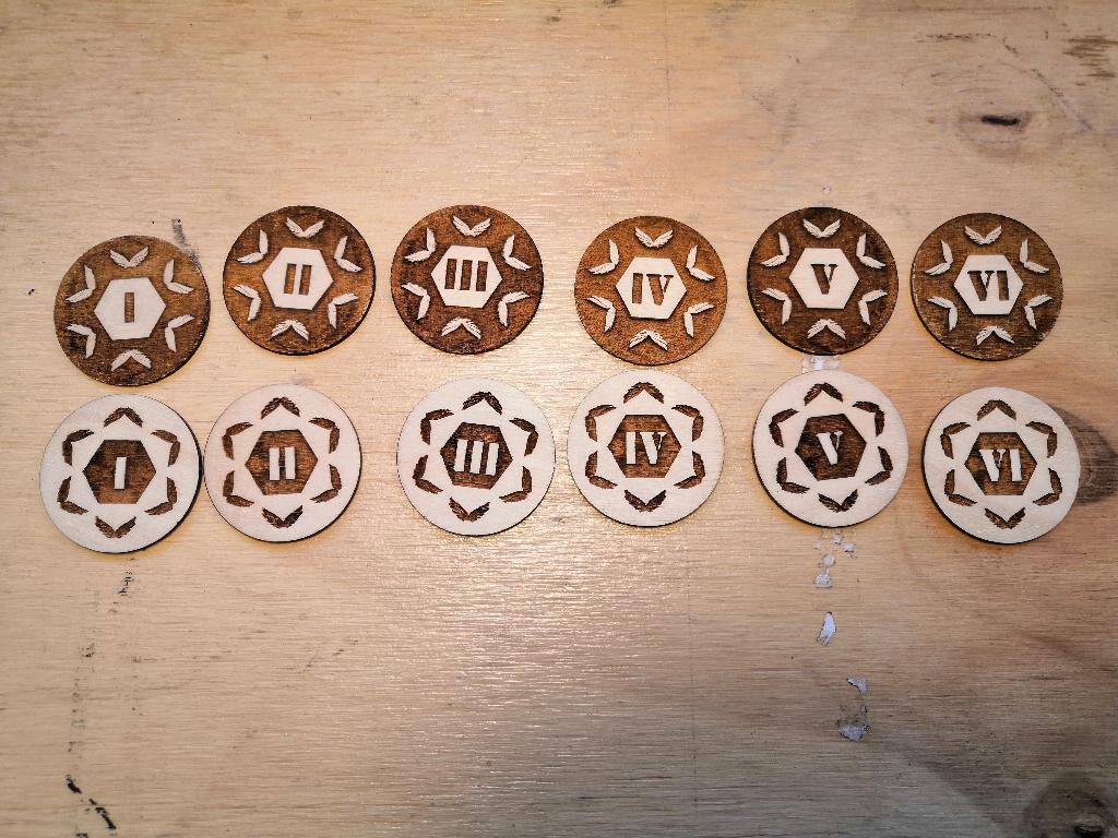 Een Set Objective Markers 40K en kill Team, Ophalen, Nieuw, Warhammer 40000, Toebehoren