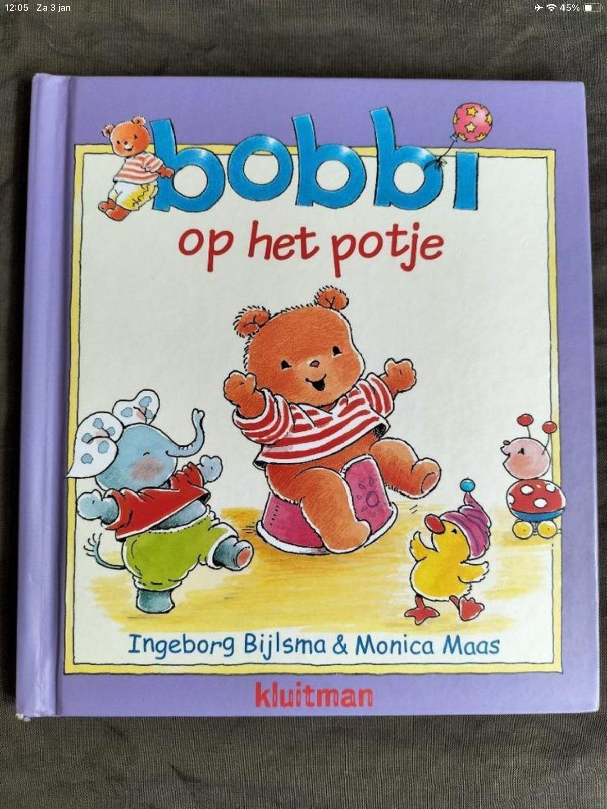 Bobbi op het potje - Ingeborg Bijlsma en Monica Maas., Boeken, Ophalen of Verzenden, Zo goed als nieuw, 2 tot 3 jaar