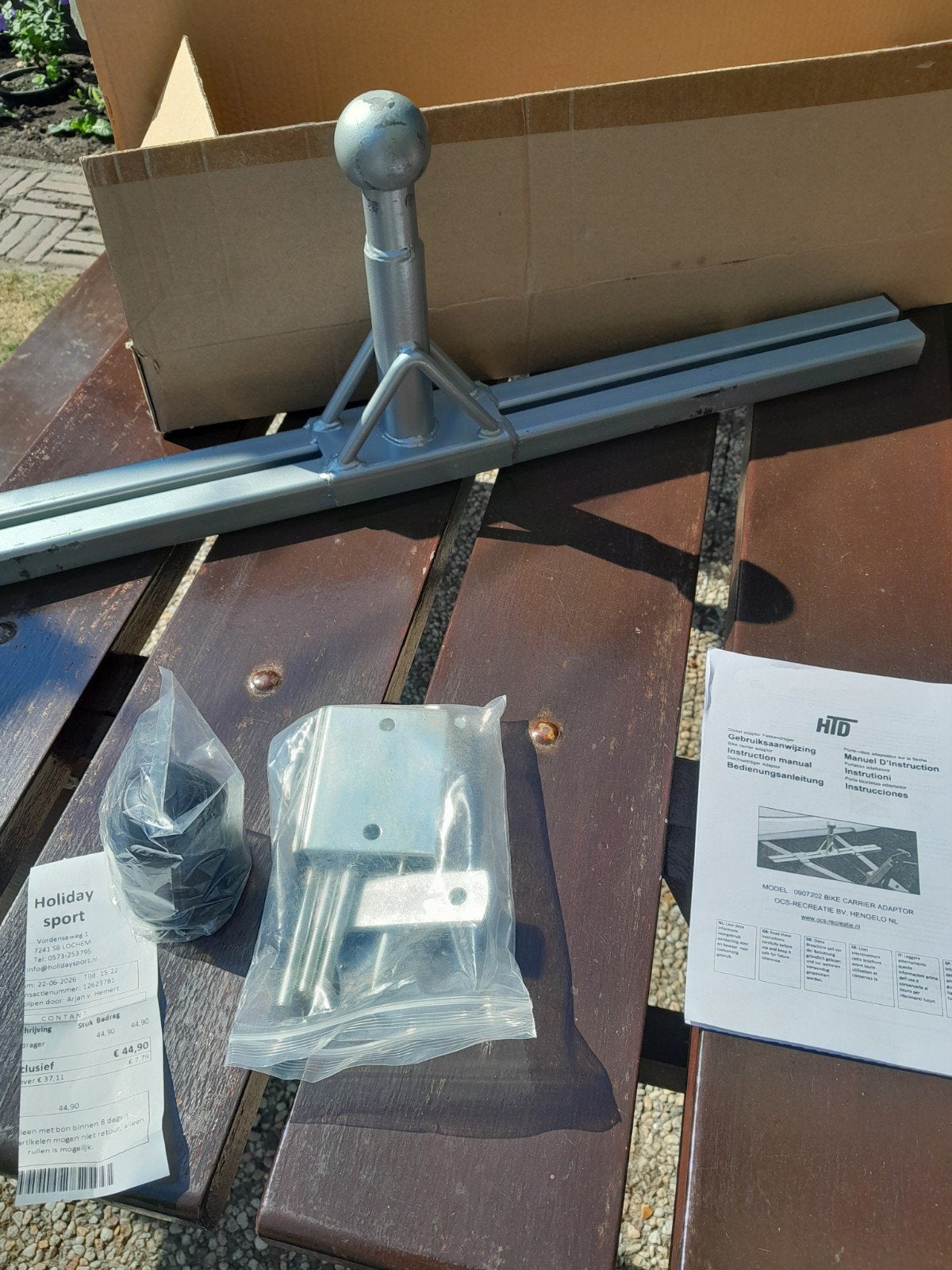 Nieuwe dissel adapter fietsendrager, Ophalen of Verzenden, Nieuw