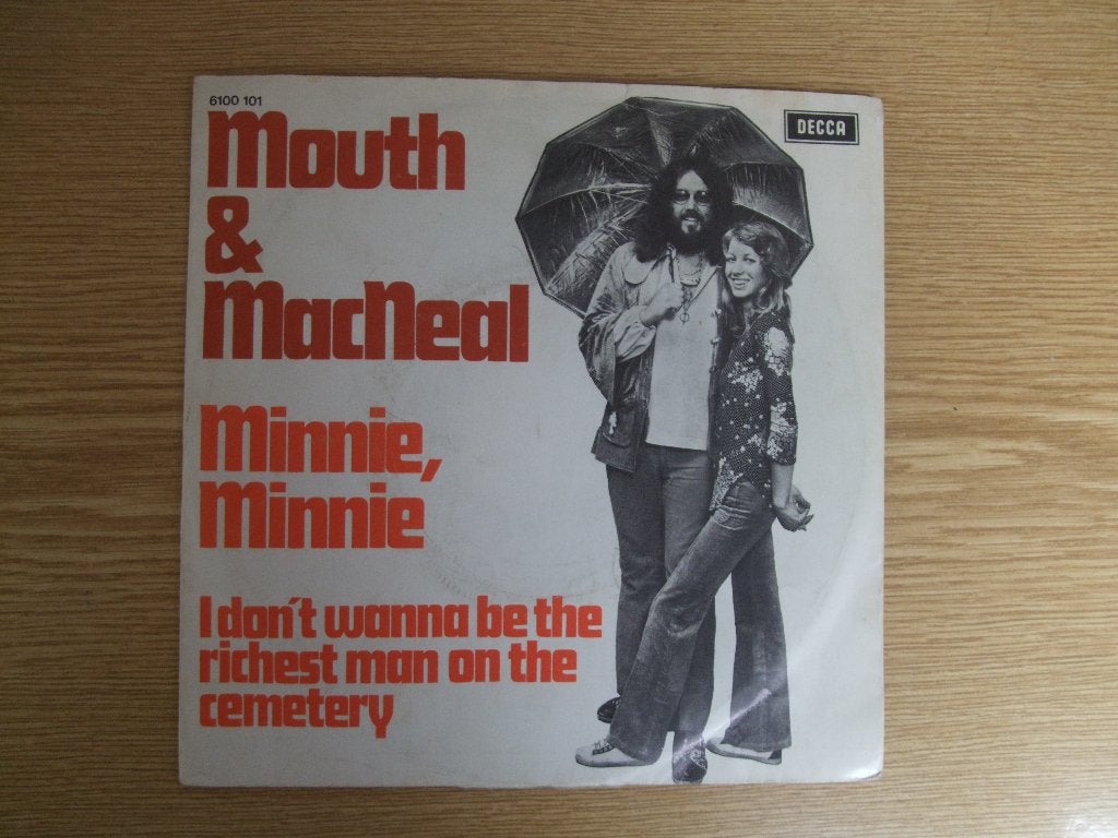 MOUTH & MACNEAL    MINNIE, MINNIE / I DON'T WANNA BE THE, 7 inch, Ophalen of Verzenden, Zo goed als nieuw, Pop