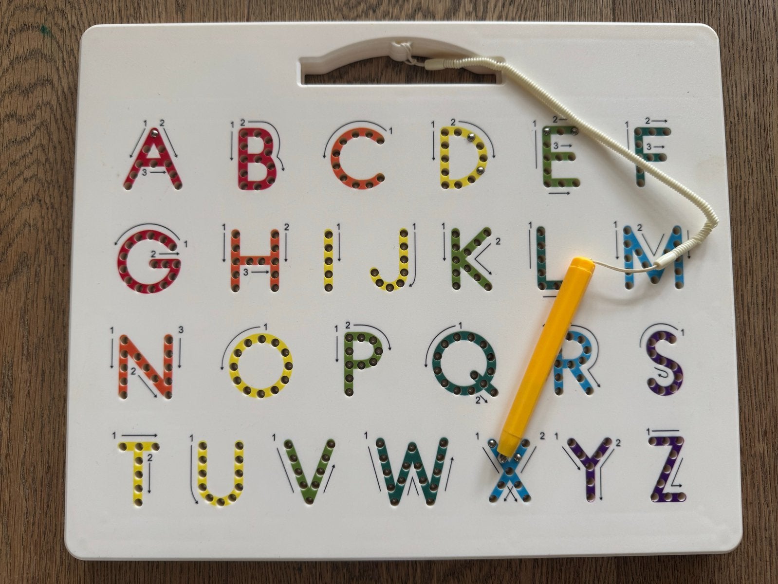 Magnetisch Tekenbord Letters & Cijfers Educatief Speelgoed, Ophalen, Zo goed als nieuw, Overige typen
