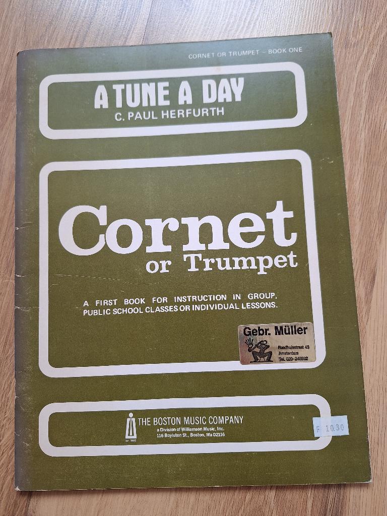 A tune a day, cornet or trumpet, Overige soorten, Ophalen of Verzenden, Zo goed als nieuw, Trompet