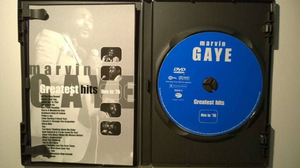 Marvin Gaye - Greatest Hits Live In '76 (DVD), Alle leeftijden, Ophalen of Verzenden, Zo goed als nieuw, Concert