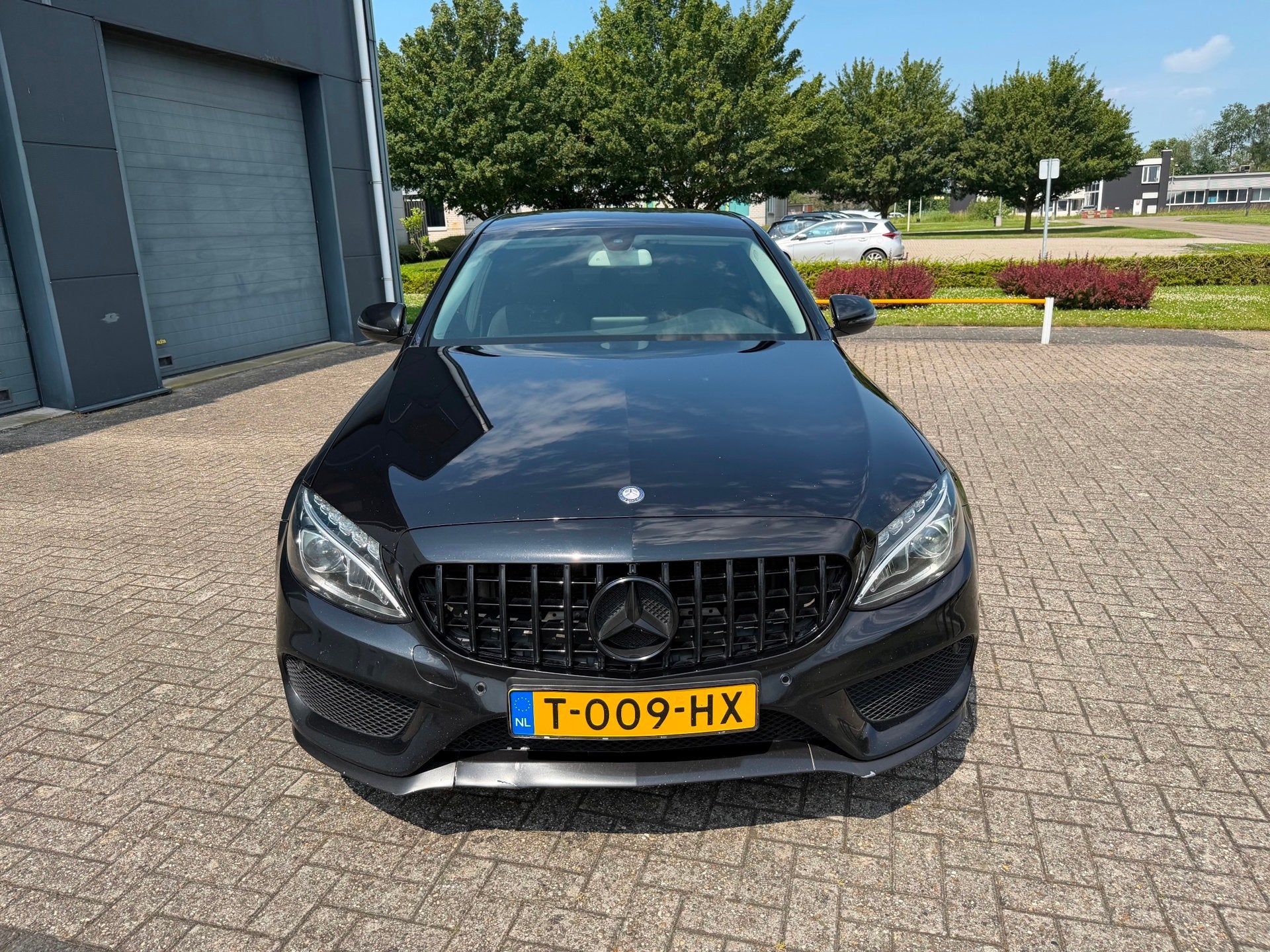 Mercedes-Benz C-klasse 180 2014 Amg, Auto's, Gebruikt, Zwart, 1595 cc, Bedrijf