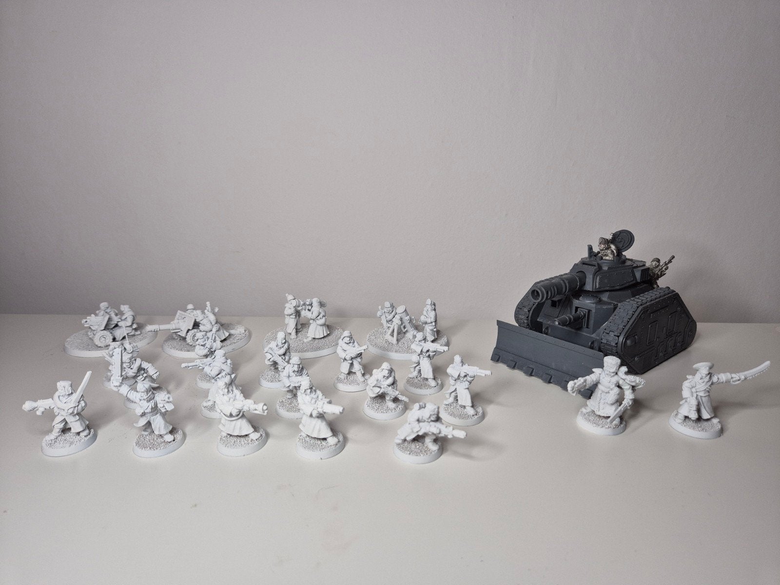 Warhammer 40K Valhallan Ice Warrior Army, Hobby en Vrije tijd, Ophalen of Verzenden, Zo goed als nieuw, Warhammer 40000, Figuurtje(s)