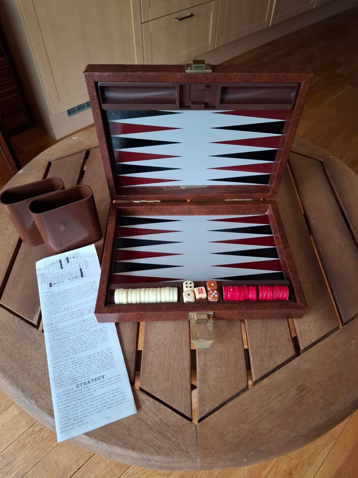 Prachtig backgammon spel, Ophalen of Verzenden