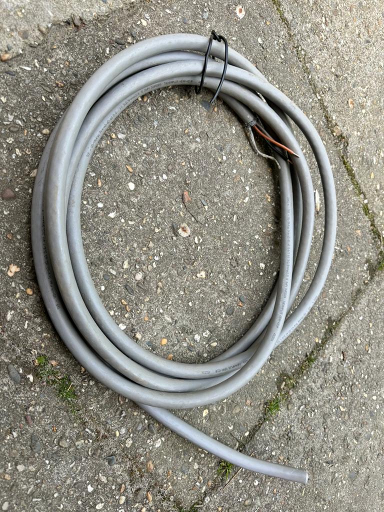 VO-YMVK-as Grondkabel 4,5 Meter 3x2,5 + AS 2,5, Ophalen of Verzenden, Nieuw, Kabel of Snoer