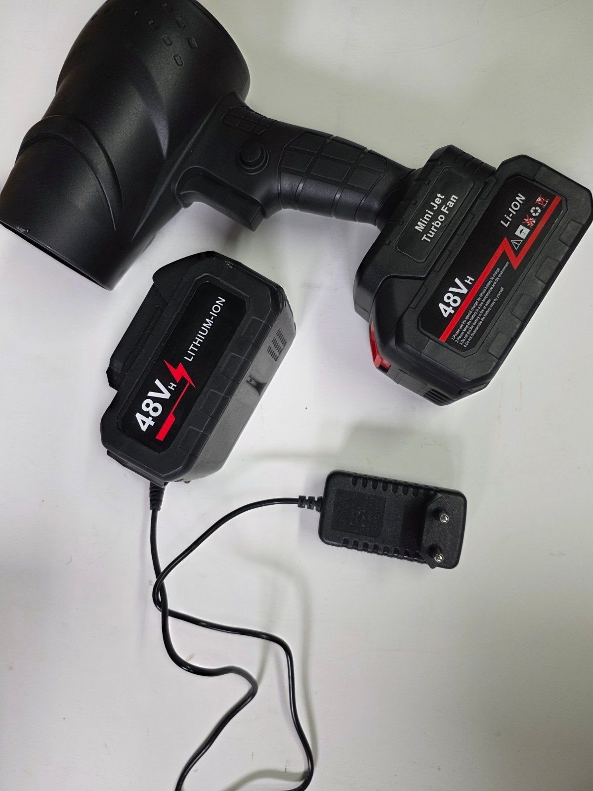 Mini Jet Turbo Fan 48V met 2 accu's en oplader, Doe-het-zelf en Verbouw, Ophalen of Verzenden, Nieuw