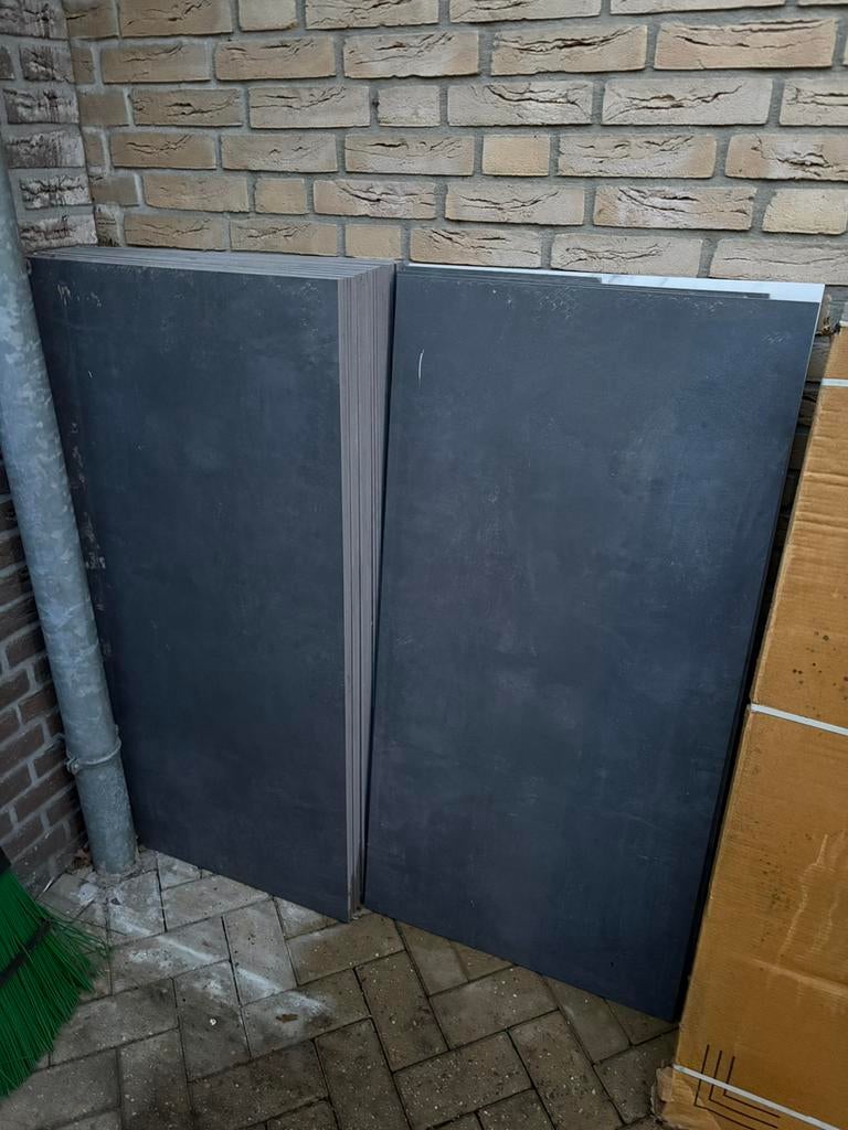 Tegels 120/60cm, 60 cm of meer, 60 cm of meer, Zo goed als nieuw, Vloertegels