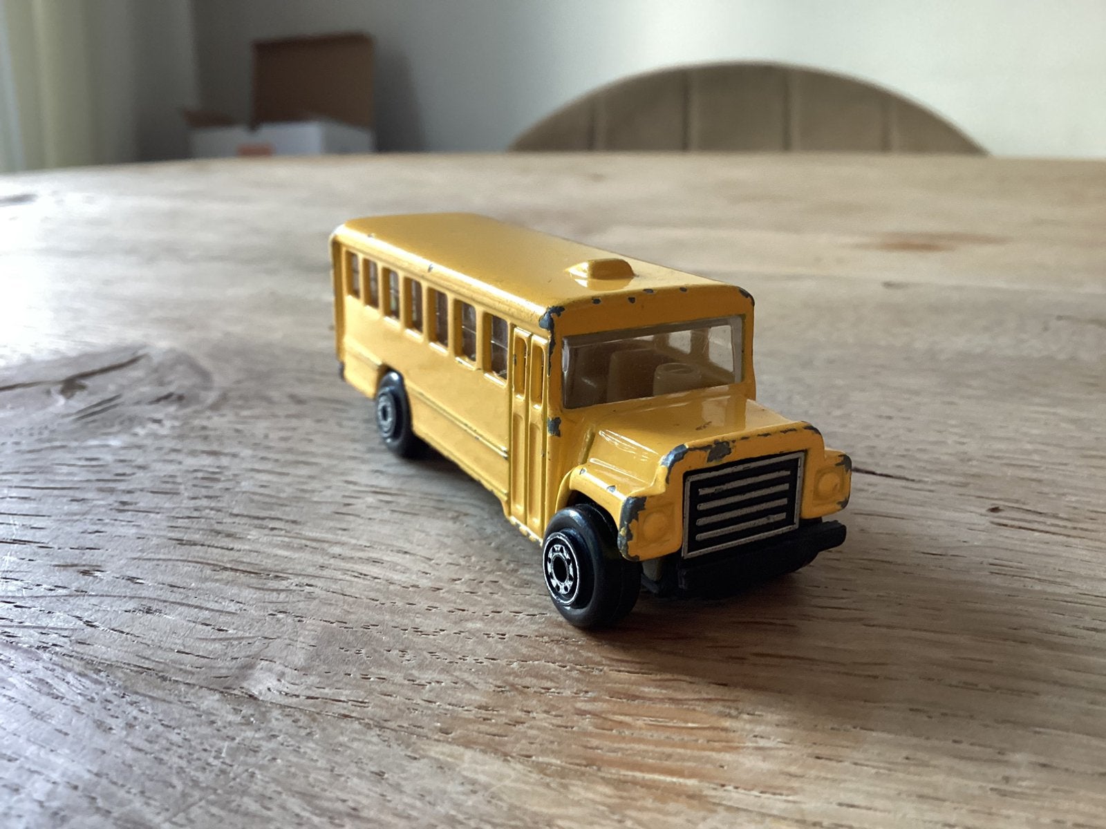Welly School Bus No. 52038 – Gele Amerikaanse Schoolbus, Ophalen of Verzenden, Gebruikt, Bus of Vrachtwagen