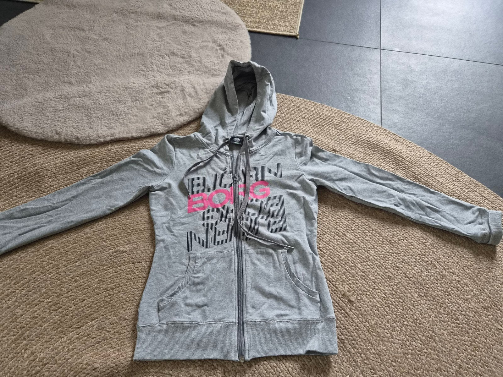 grijs vest van Borne borg, maat s, Ophalen of Verzenden, Zo goed als nieuw, Bjorn Borg, Maat 36 (S)