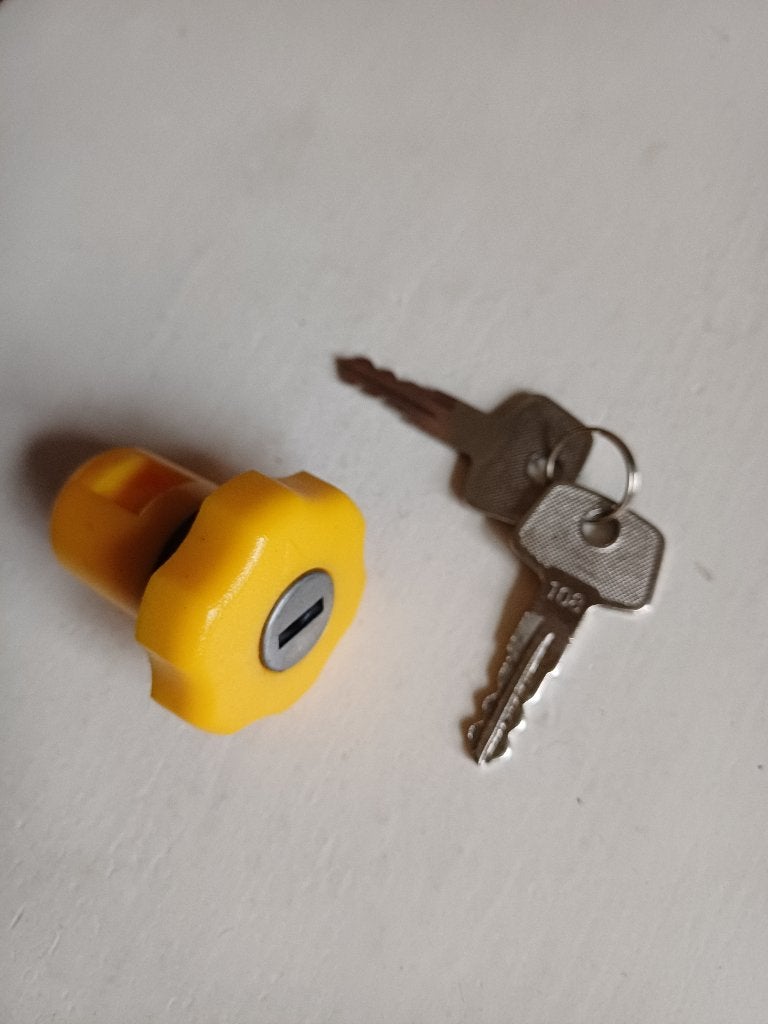 nieuwe Honda MT olie tank dopje met 2 sleutels, Ophalen of Verzenden, Nieuw, Tank, Honda