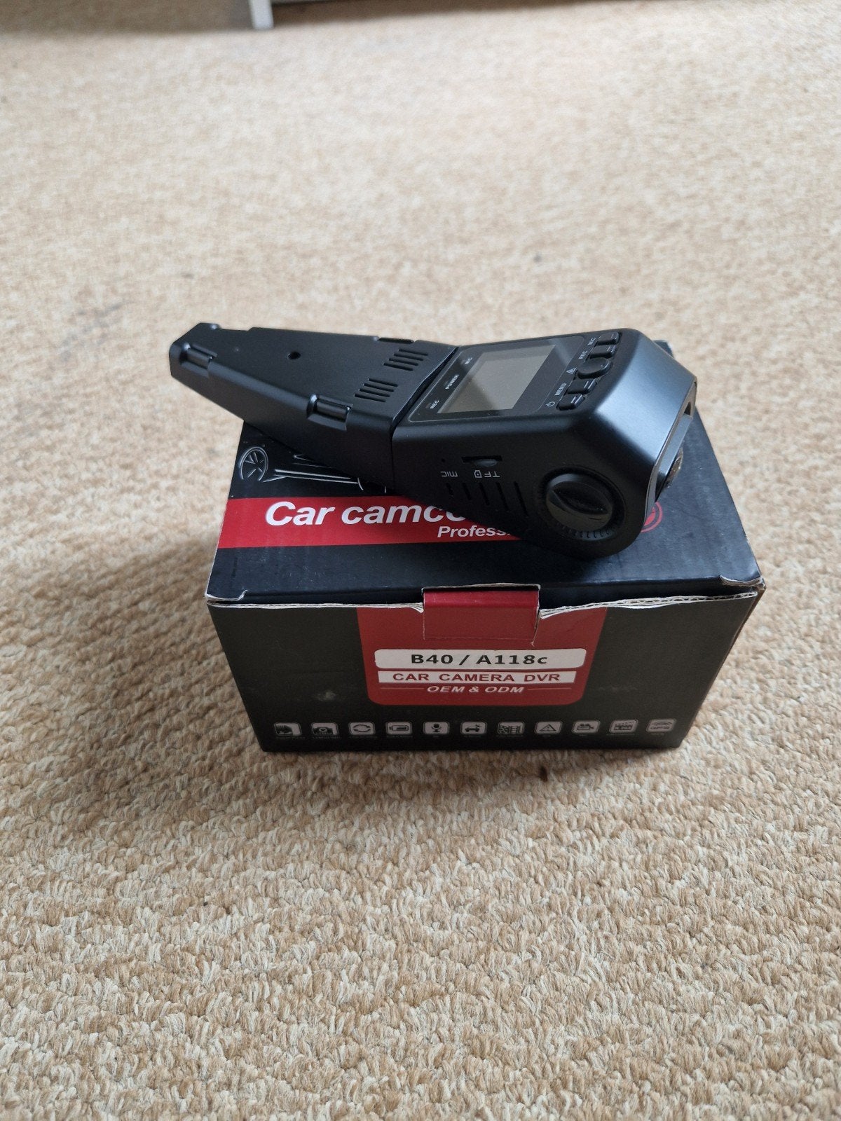 Dashcam B40/A118C Novatek, Ophalen of Verzenden, Nieuw