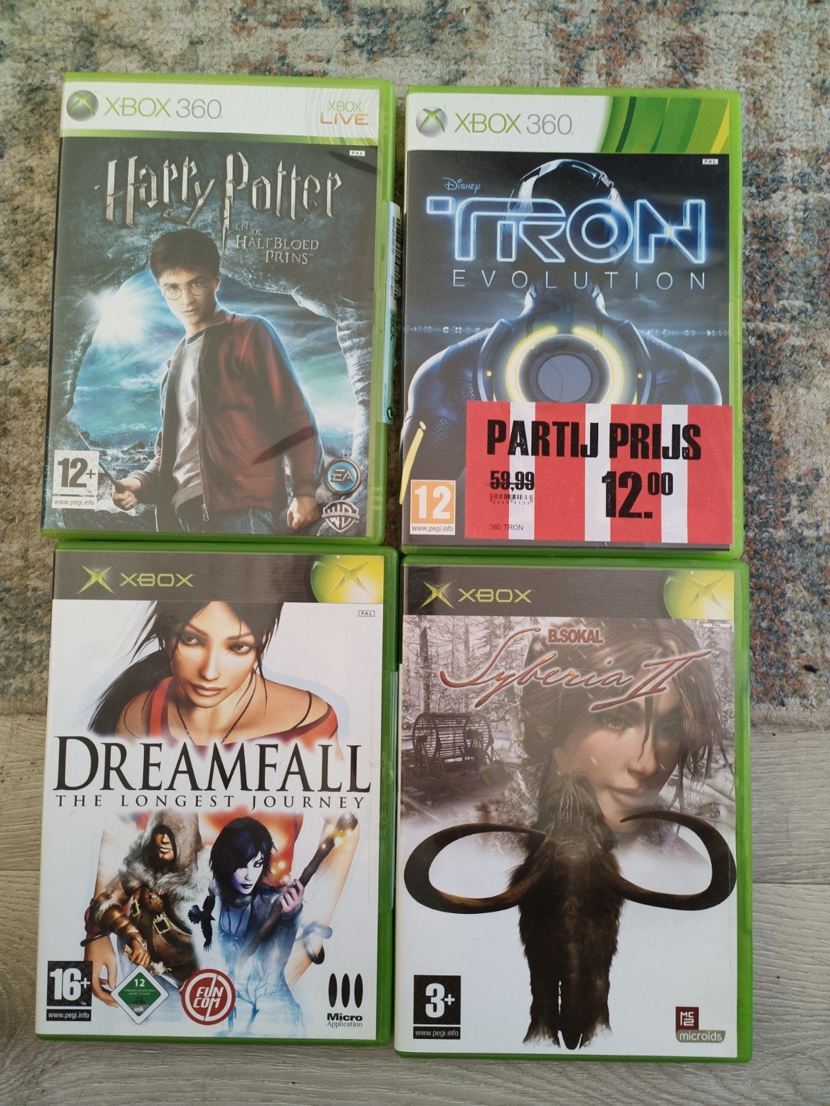 Xbox 360 & Xbox Games:Harry Potter, Tron, Dreamfall, Syberia, Ophalen