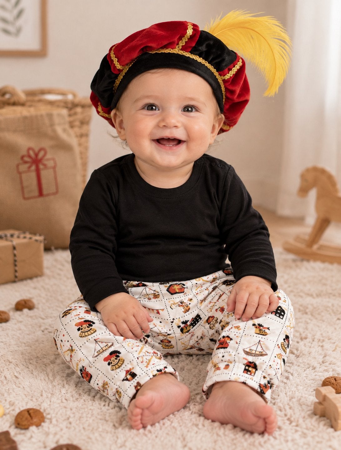 Handgemaakte sinterklaas broekjes, Ophalen of Verzenden, Nieuw, Jongetje of Meisje