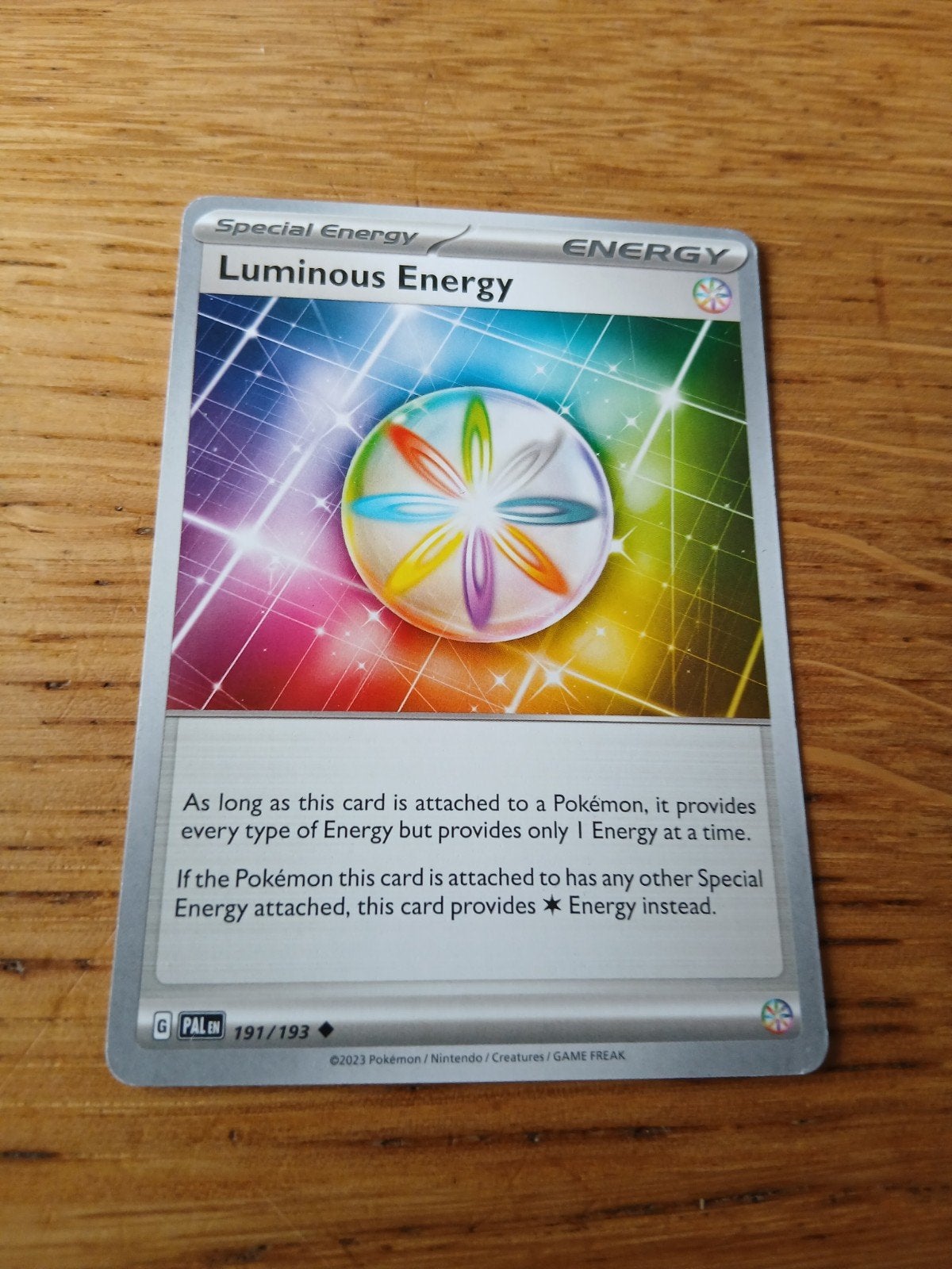 Pokémon TCG Luminous Energy Special Energy Kaart 191/193, Ophalen of Verzenden, Zo goed als nieuw, Losse kaart