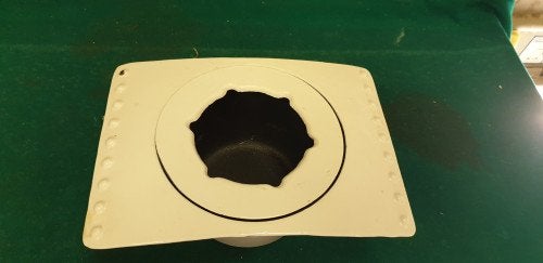 emaille fondue pan, Ophalen of Verzenden, 'T Olde Gre-j, Info@toldegrej.nl, Endepoelstraat 20f Didam