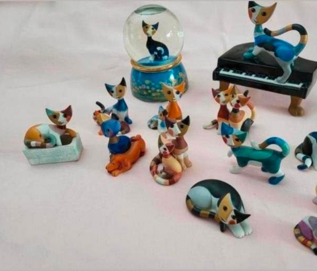 Goebel kattenbeeldjes speeldozen. Puntgaaf, Ophalen of Verzenden, Zo goed als nieuw