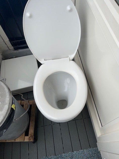 sanitair, Ophalen, Gebruikt, Steen, Toilet