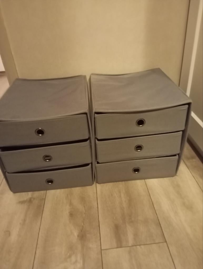 2 LADE KASTJES MET 3 LA,S VOOR IN EEN IKEA KALLAX KAST NU12€, Ophalen of Verzenden, 25 tot 50 cm, 50 tot 100 cm, Minder dan 100 cm