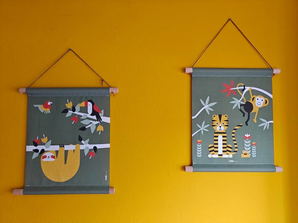 accessoires muur kinderkamer thema Jungle van ANNIdesign, Ophalen of Verzenden, Zo goed als nieuw, Wanddecoratie