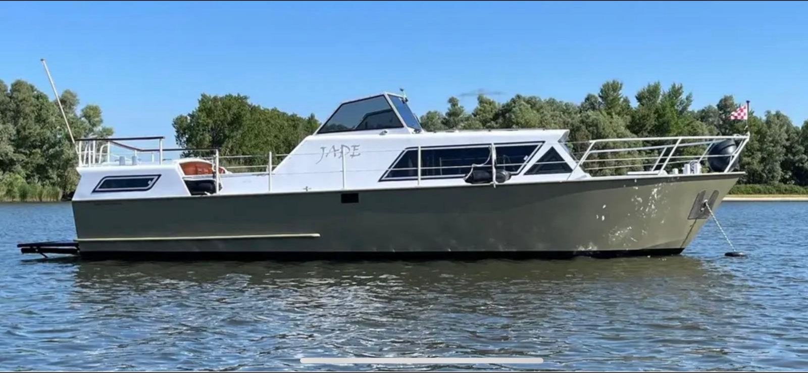 Target Express “Jade” 10,75 m Volvo Penta 6-cilinder, Staal, Boegschroef, Ophalen of Verzenden, Zo goed als nieuw
