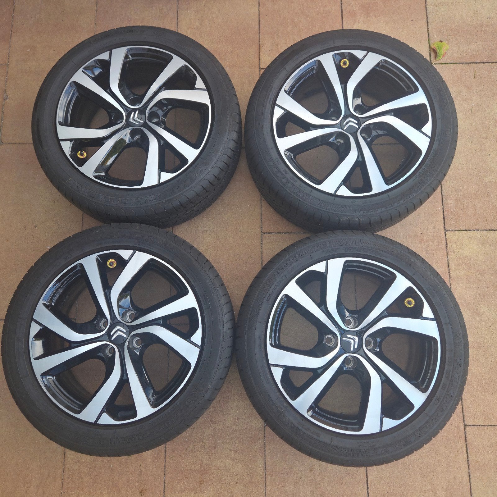 17 Inch originele Citroën velgen 4x108, Auto-onderdelen, Ophalen, Gebruikt, Velg(en), 17 inch