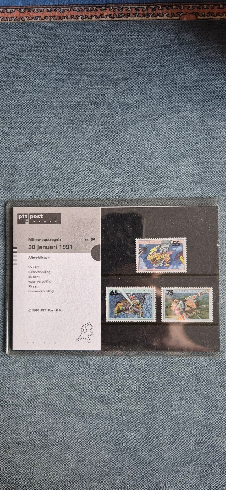Milieu-postzegels 1991 - PTT Post, Ophalen of Verzenden, Na 1940, Postfris