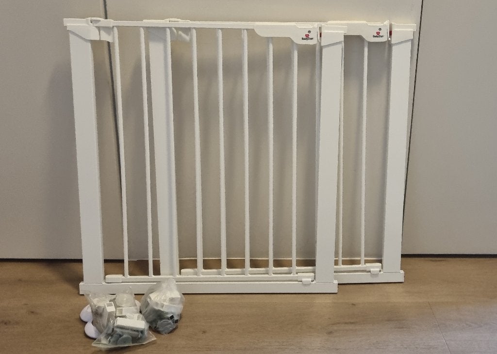 BabyDan traphekje zonder boren (klembevestiging), Ophalen, Zo goed als nieuw, Klemhekje, Metaal of IJzer