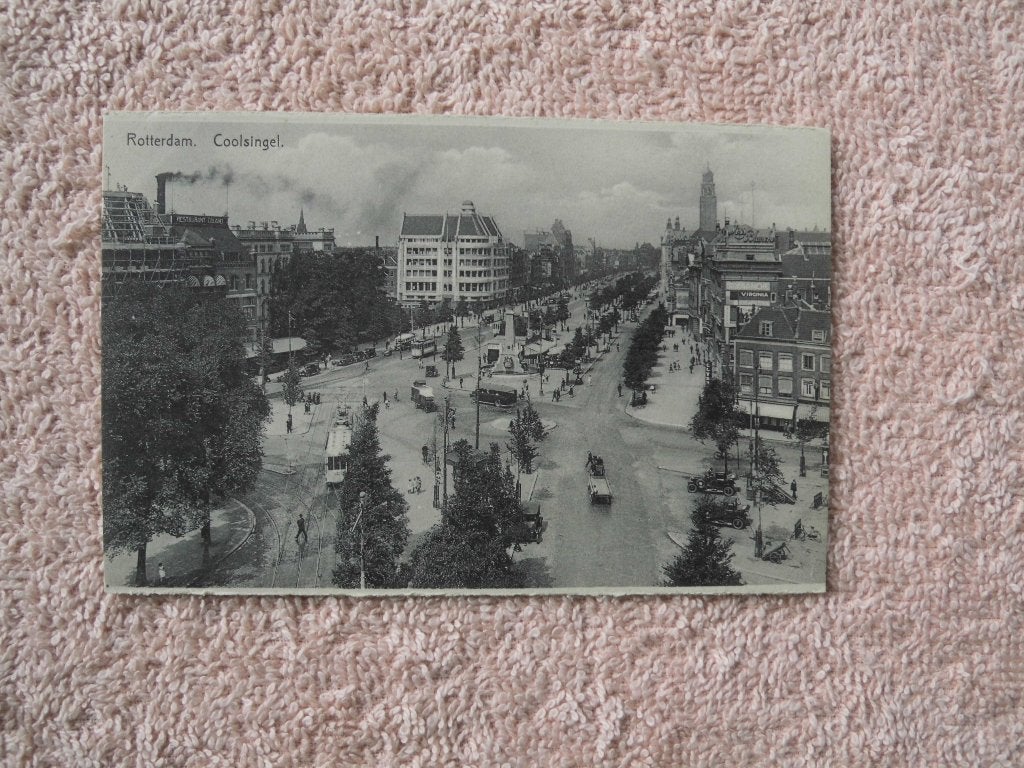 Oude ansichtkaart Rotterdam Coolsingel, Ophalen of Verzenden, Voor 1920, Ongelopen, Zuid-Holland