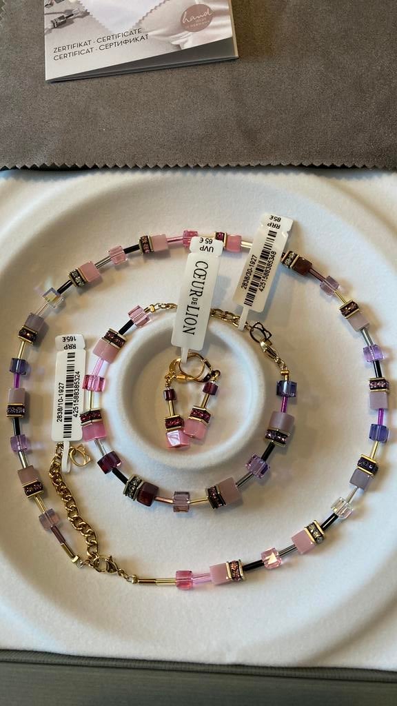 ❤️Coeur de lion❤️, Sieraden, Tassen en Uiterlijk, Ophalen of Verzenden, Zo goed als nieuw, Roze, Overige materialen