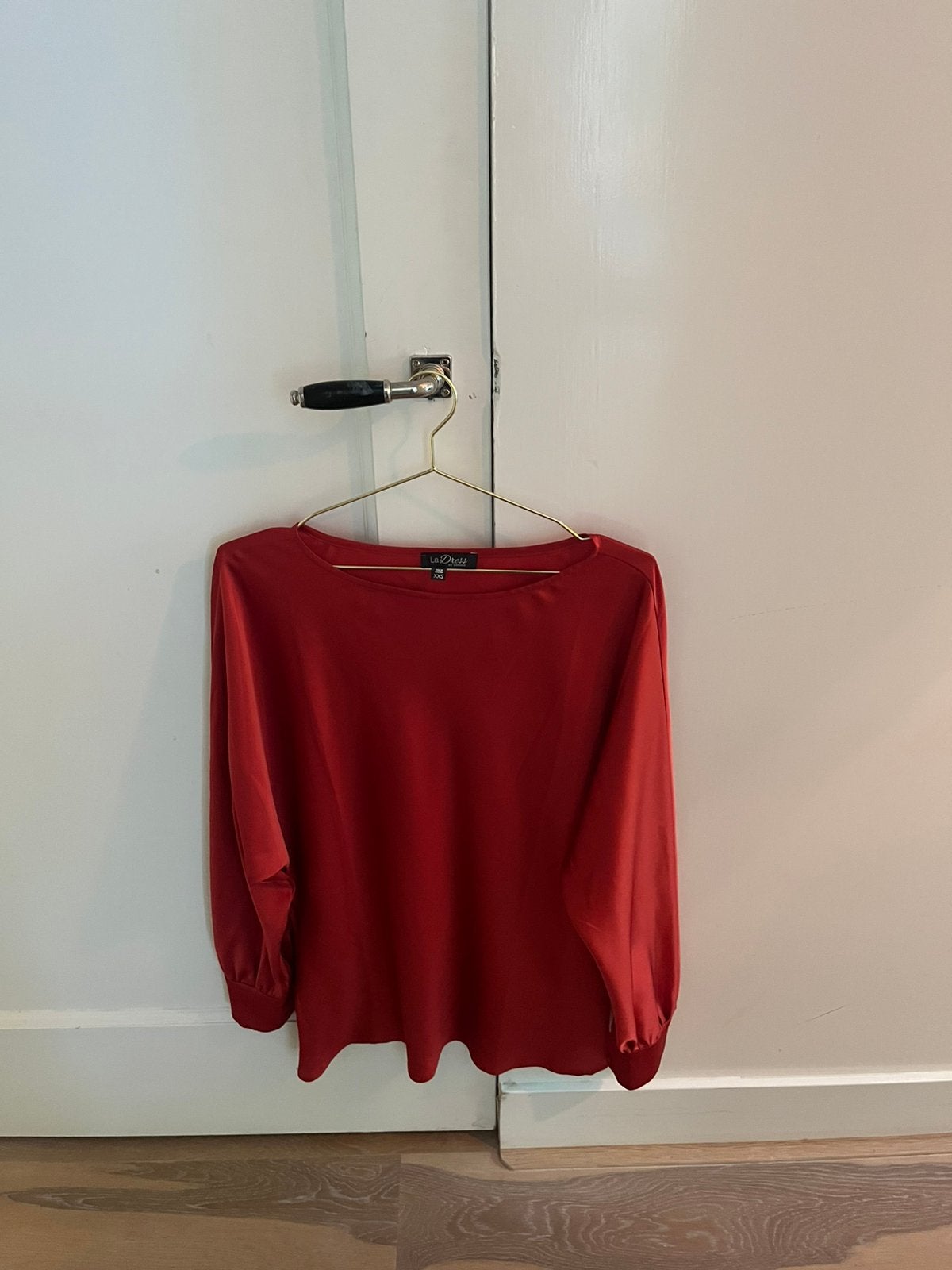 Ladress oranjerode blouse xxs, Kleding | Dames, Ophalen of Verzenden, Zo goed als nieuw, Maat 34 (XS) of kleiner