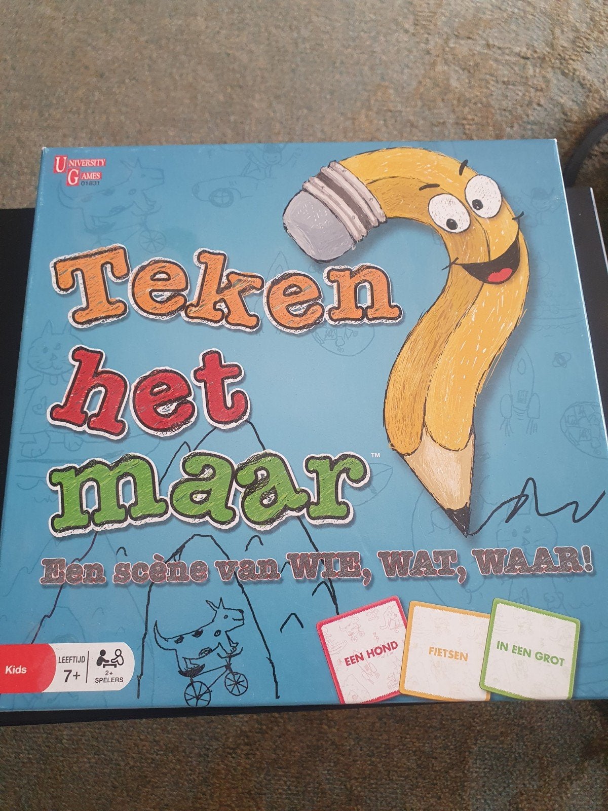 Teken het maar! - Een scène van wie, wat, waar!, Hobby en Vrije tijd, Gezelschapsspellen | Bordspellen, Vijf spelers of meer, Ophalen of Verzenden