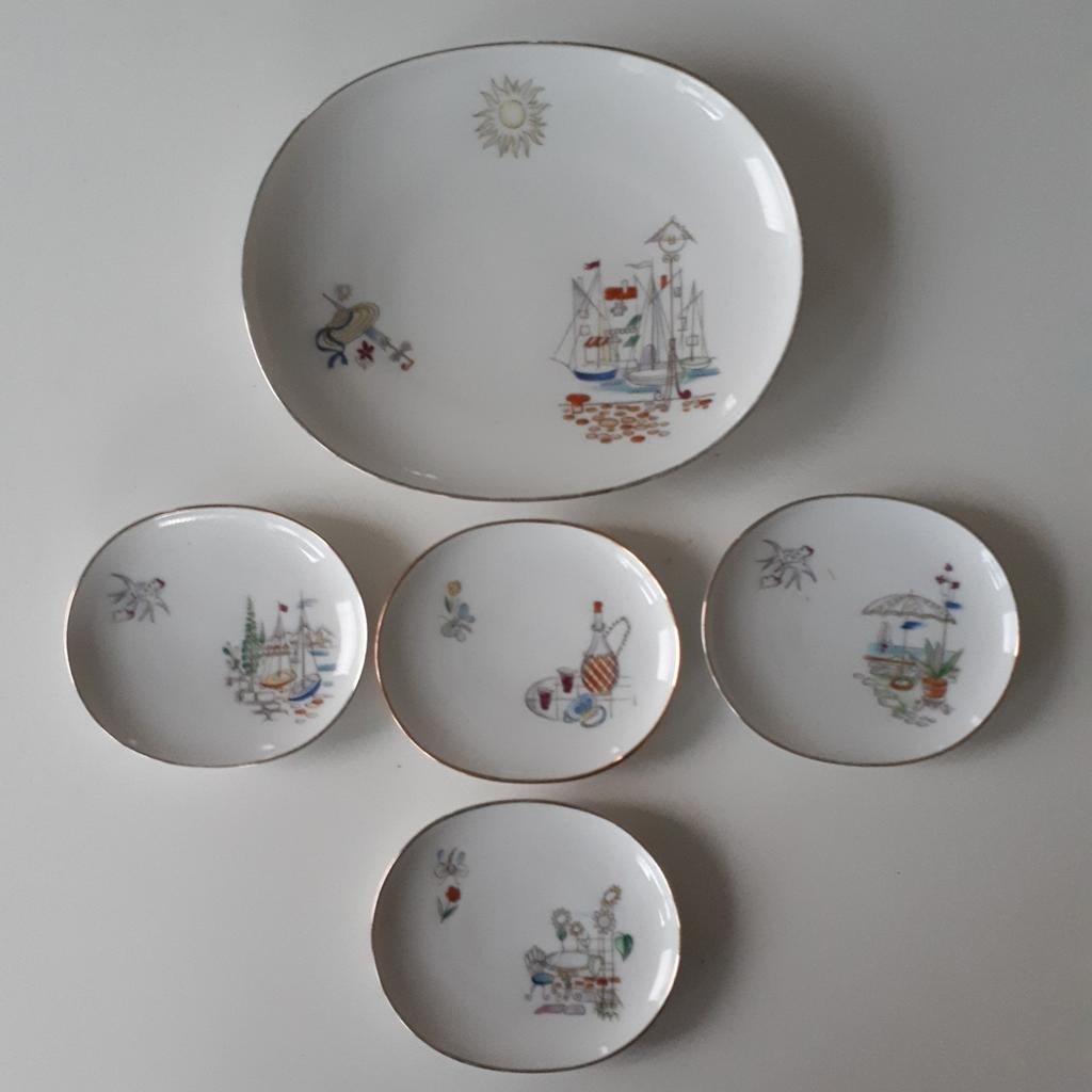 Vintage bonbonschaaltjes, Antiek en Kunst, Ophalen of Verzenden