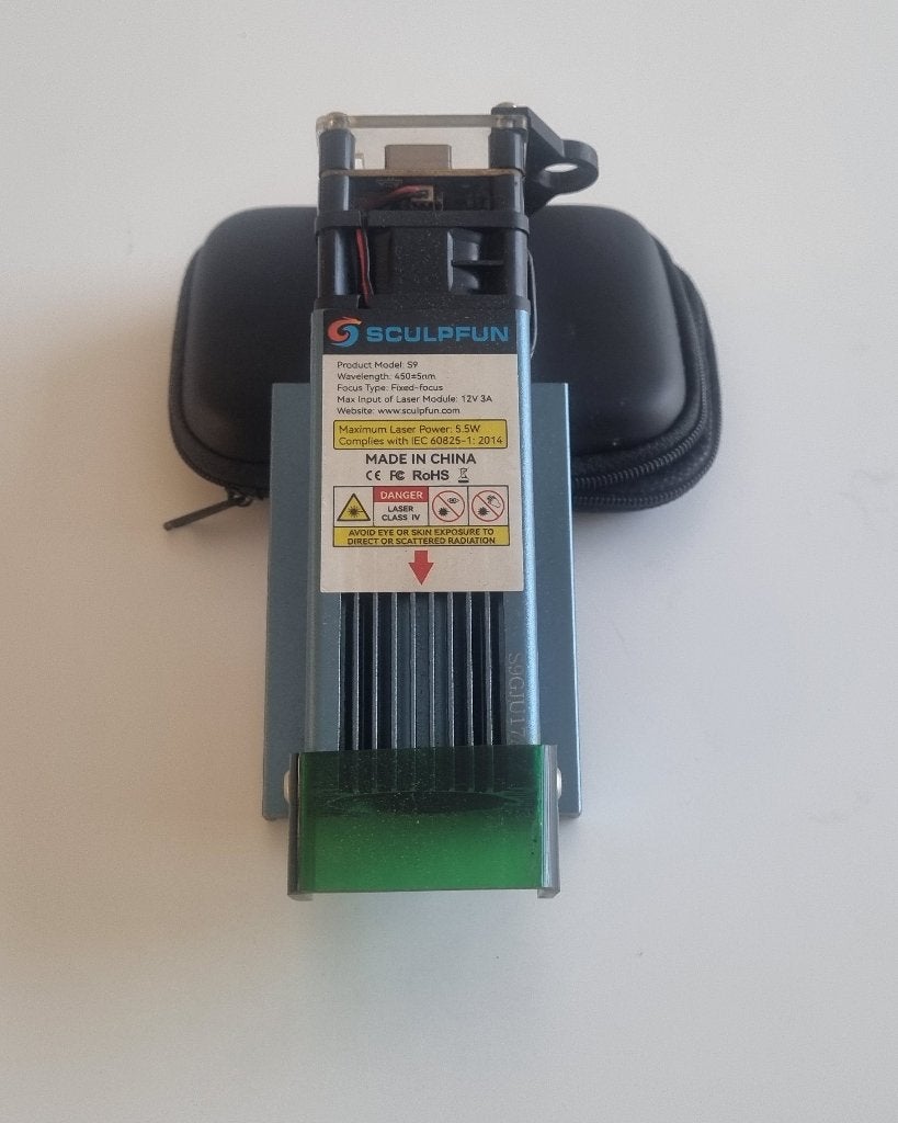 SCULPFUN S9 laserkop 5.5W – prima staat – laser module, Ophalen of Verzenden, Gebruikt