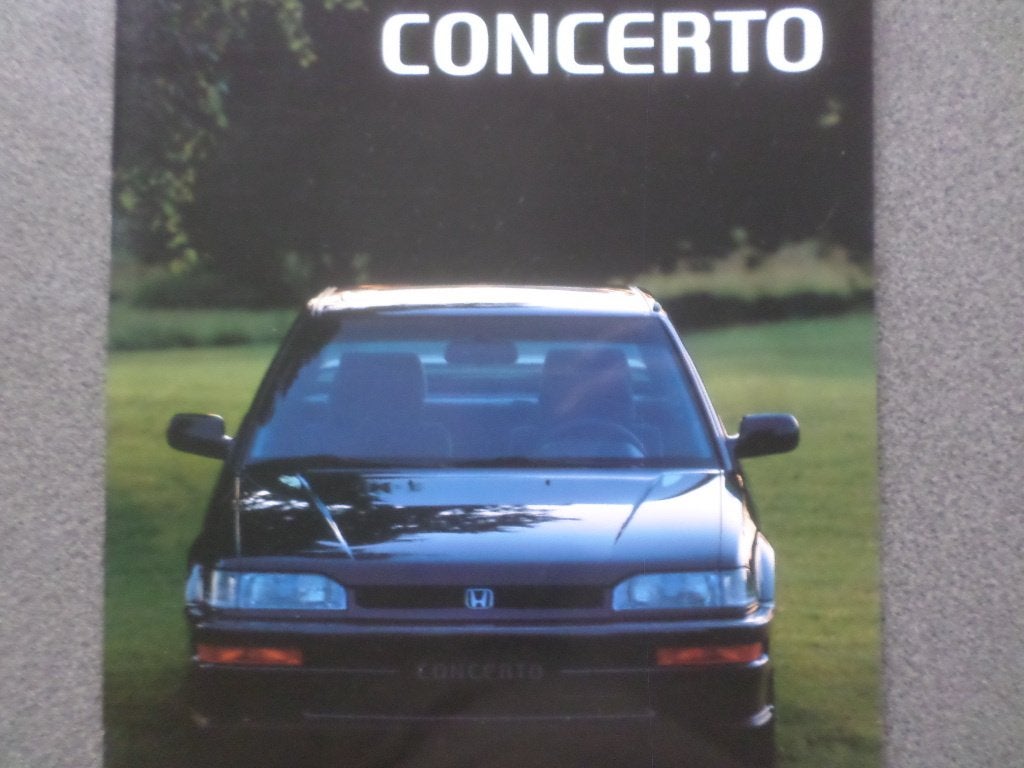 Honda Concerto Brochure, Ophalen of Verzenden, Zo goed als nieuw, Honda