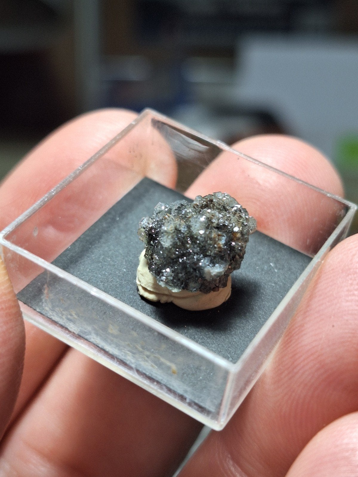 ANGLESIET/MALACHIET, TSUMEB, Verzamelen, Ophalen of Verzenden, Mineraal