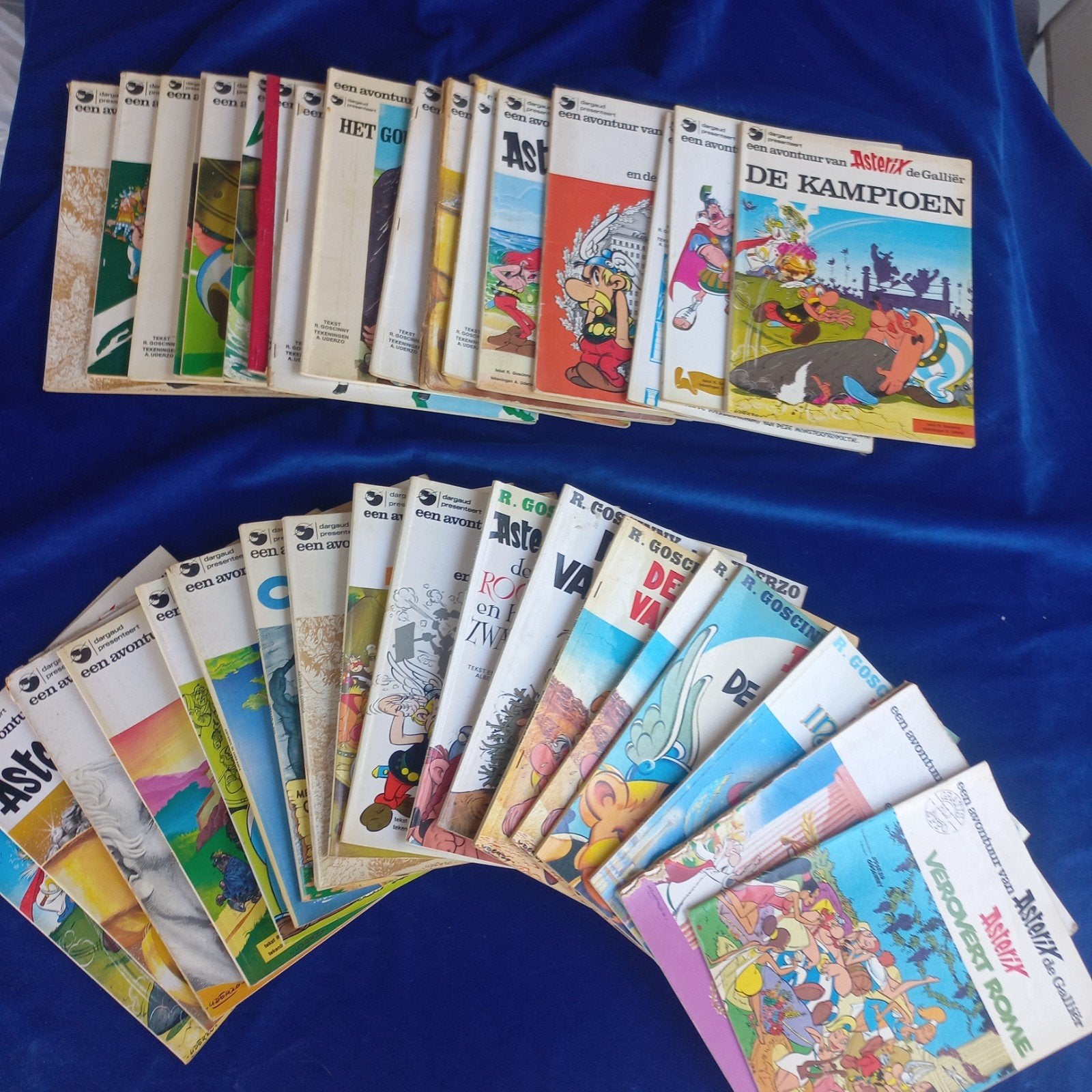 Asterix stripboeken serie - diverse uitgaven, Meerdere stripboeken, Ophalen of Verzenden, Gelezen, René Goscinny, Albert Uderzo