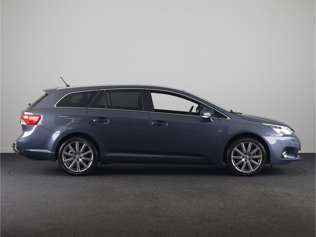 Toyota Avensis wagon 2.0 VVTi Executive Business | Trekhaak, Auto's, Toyota, Beige, 4 cilinders, Blauw, 152 pk