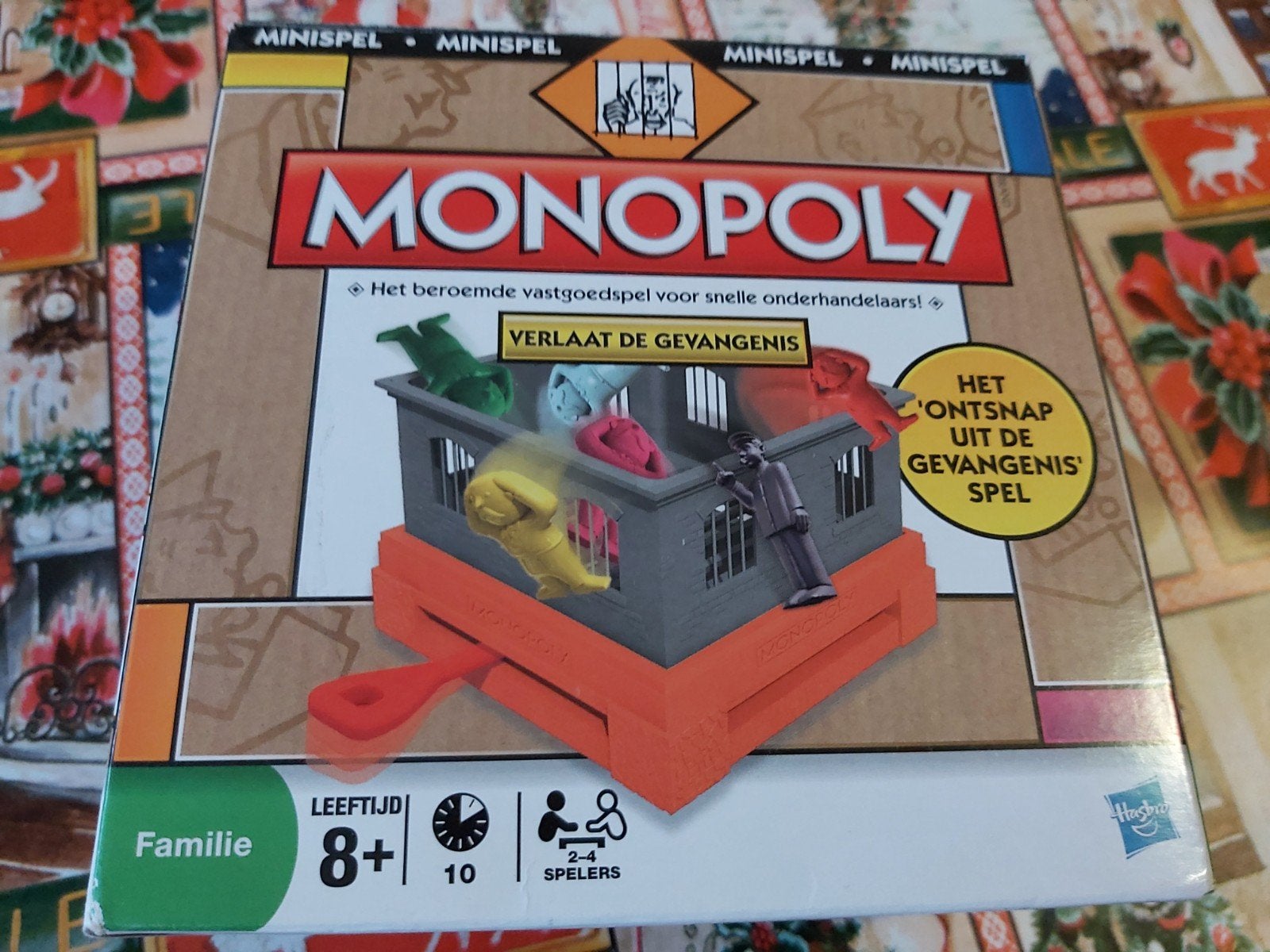 Monopoly. Verlaat De Gevangenis. Compleet., Drie of vier spelers, Ophalen of Verzenden, Zo goed als nieuw, Hasbro.