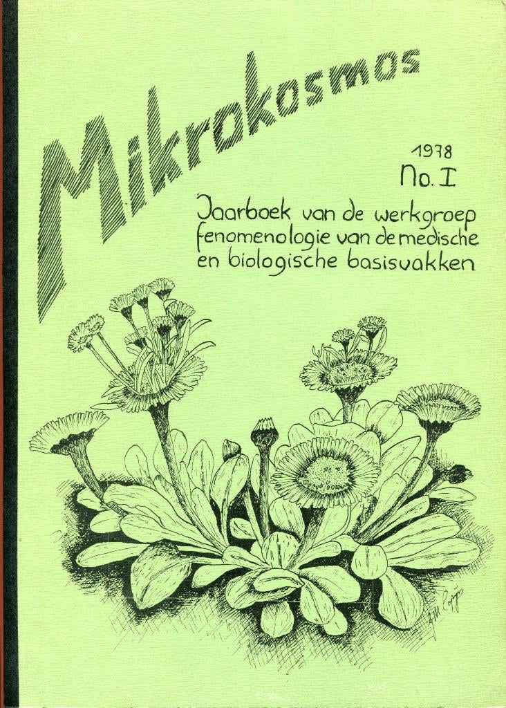 Mikrokosmos 1978  Hugo Verbrugh ea fenomenologisch jaarboek, Hugo Verburgh Pieter Goedings Gerard Copijn, Achtergrond en Informatie