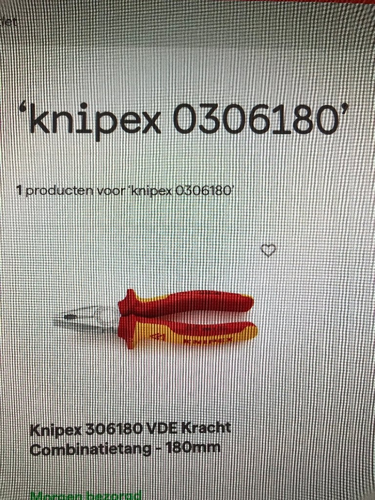 Knipex Combinatietang, Ophalen, Nieuw