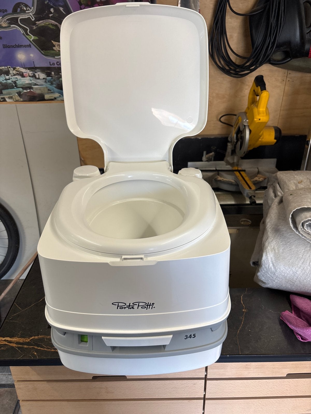Porta Potti 345 draagbaar toilet - Ideaal voor camping, Ophalen, Gebruikt