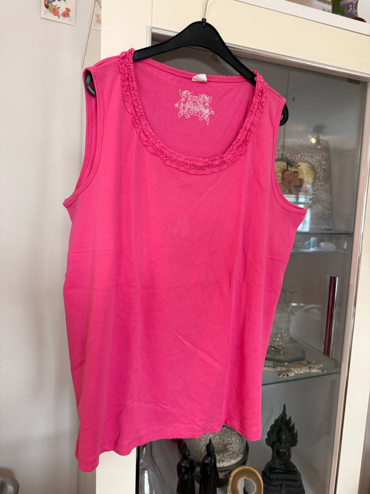 Roze top New K maat 48, Kleding | Dames, Grote Maten, Ophalen of Verzenden, Nieuw, Roze, Shirt of Top