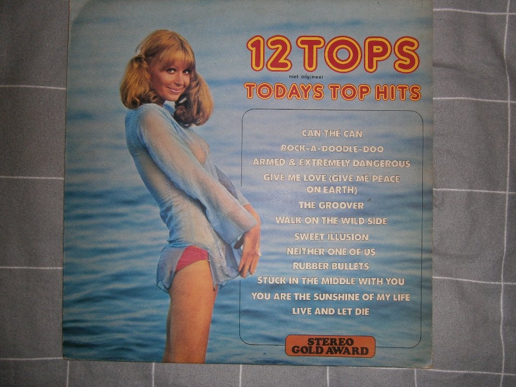 12 Tops Today's Top Hits. 1973. Stereo Gold Award - MER 108, Ophalen, LP, Gebruikt, Pop