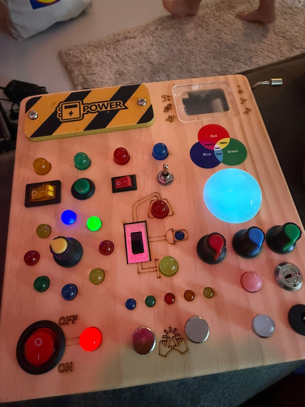 Joyreal Busy Board Montessori Toy, Ophalen of Verzenden, Zo goed als nieuw